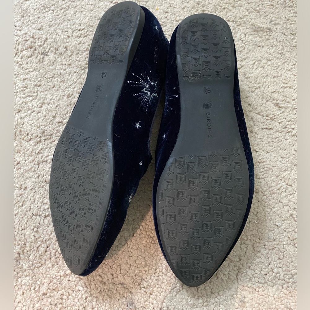 Birdies brand new velvet Heron flats - Picture 3 of 3